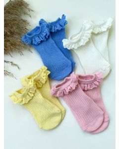 Шкарпеточки для дівчинки із кружевом №2