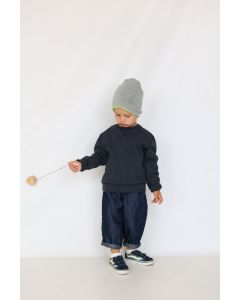 Двухсторонняя шапка для мальчика с хомутом Фин